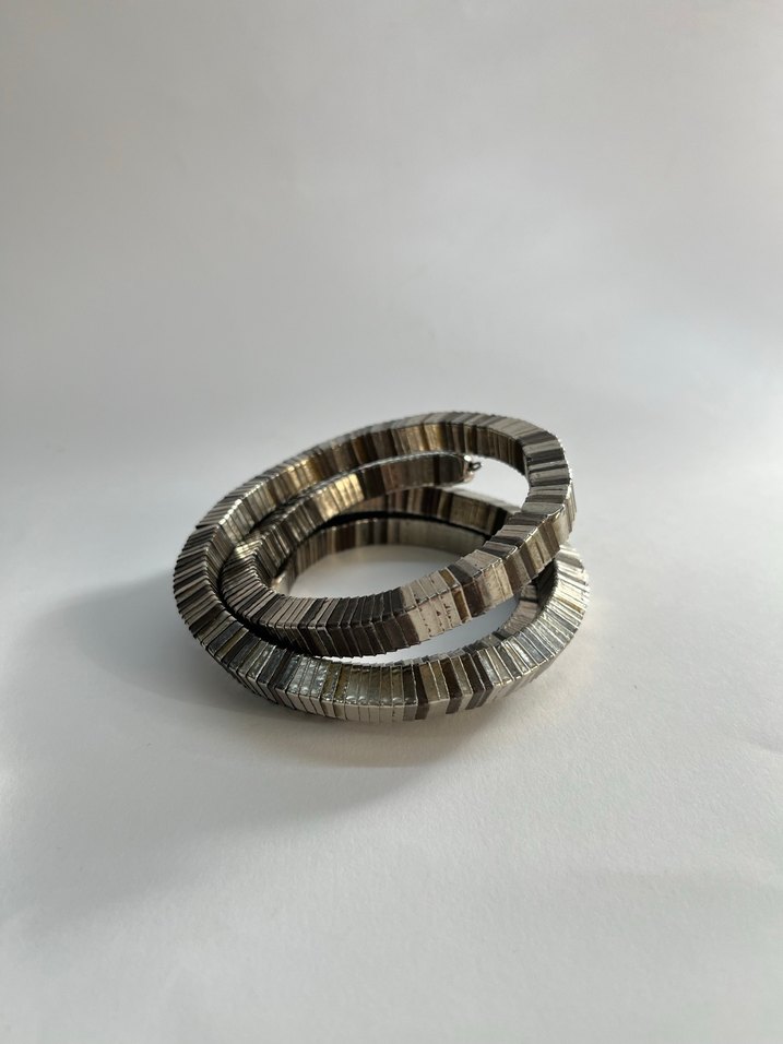 Vintage Metal Spiral Bileklik - Görsel 2