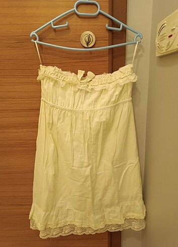 Beyaz Mini Elbise