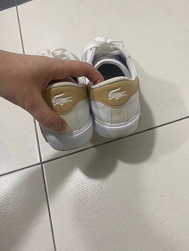 35 Beden beyaz Renk Orijinal lacoste ayakkabı