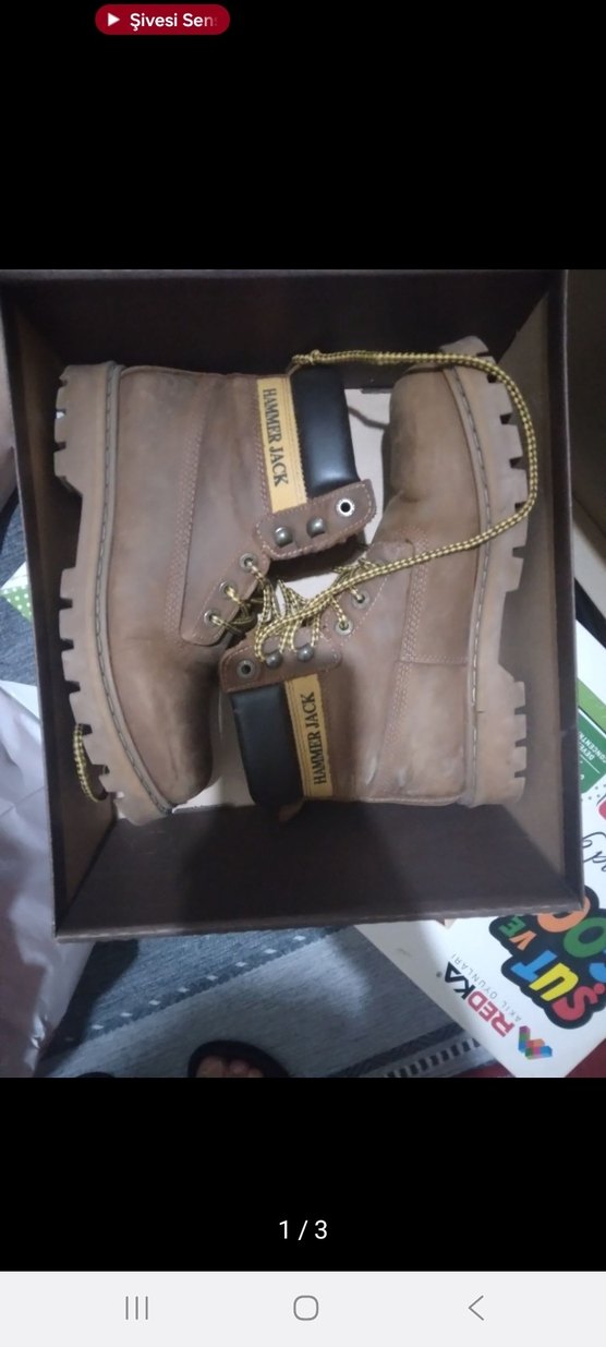 Kahverengi Deri Tokalı Biker Bot - Görsel 2