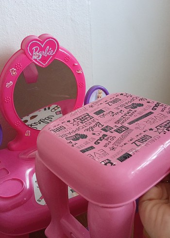 Renkli Pembe Barbie Çocuk Şifonyeri - Görsel 2