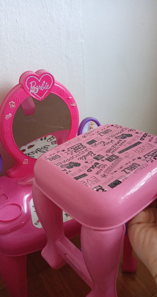 Renkli Pembe Barbie Çocuk Şifonyeri - Görsel 2