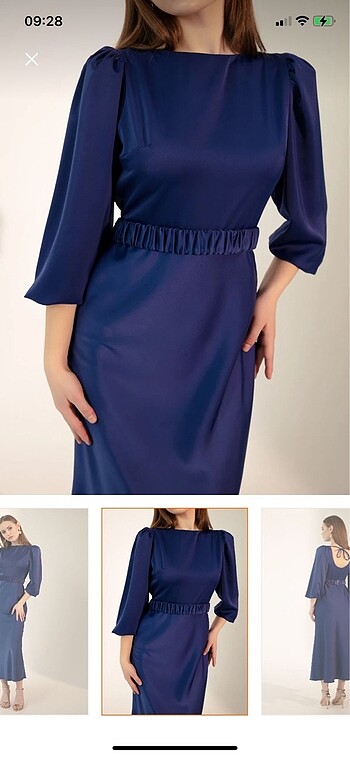 Betty Barclay Saks mavisi betty sam model kısa elbise