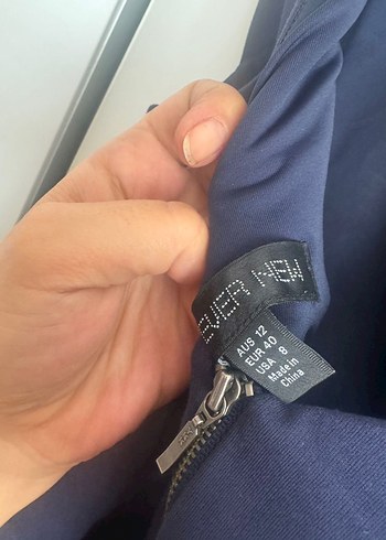 Kadın Lacivert V Yaka Kolsuz Elbise - Görsel 3