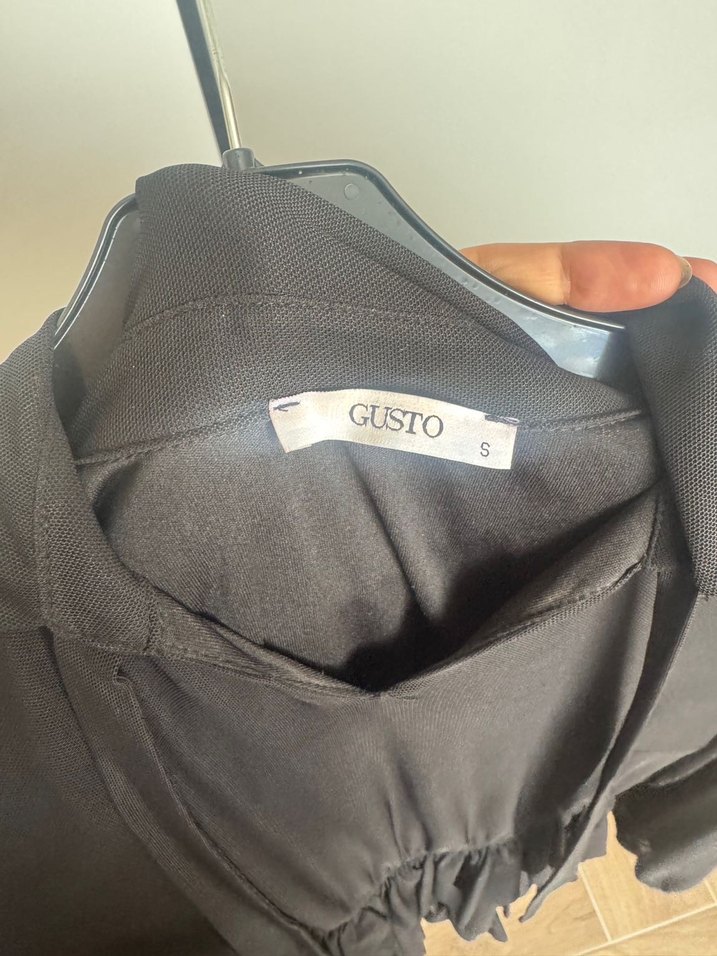 Fırfırlı Siyah  Gotik Elbise - Görsel 3