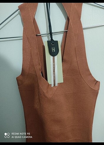 38 Beden Herve Leger Mini Elbise 80 cm 