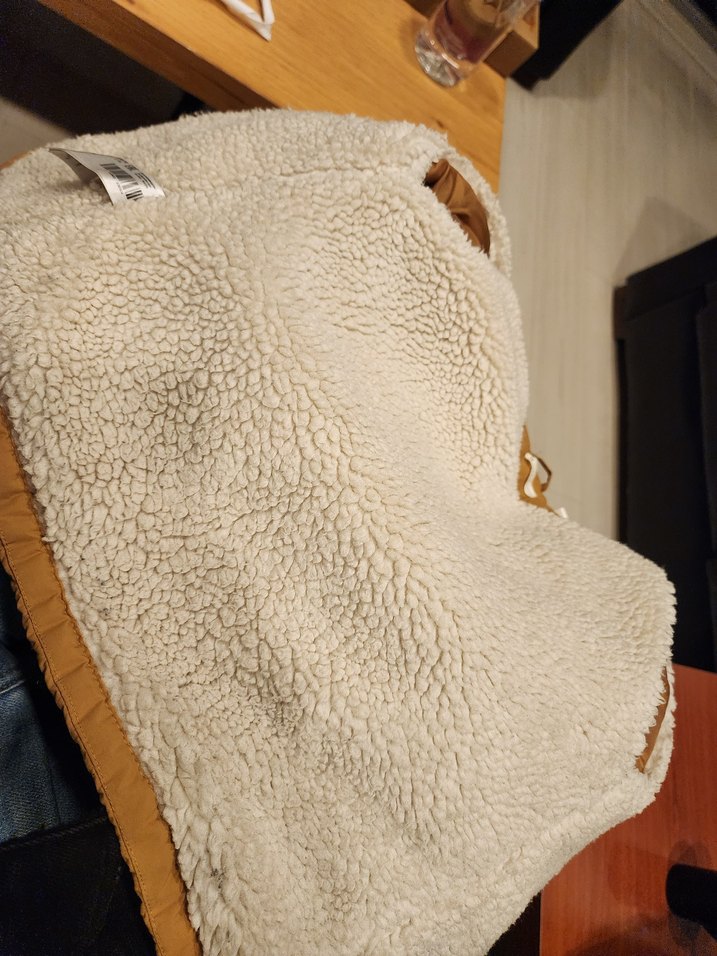 MNG Mango Erkek Çocuk Sarı Kapüşonlu Kürklü Mont 4-5 yaş - Görsel 3