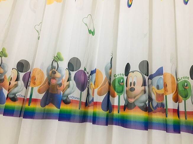 Disney lisanslı çocuk odası perdesi