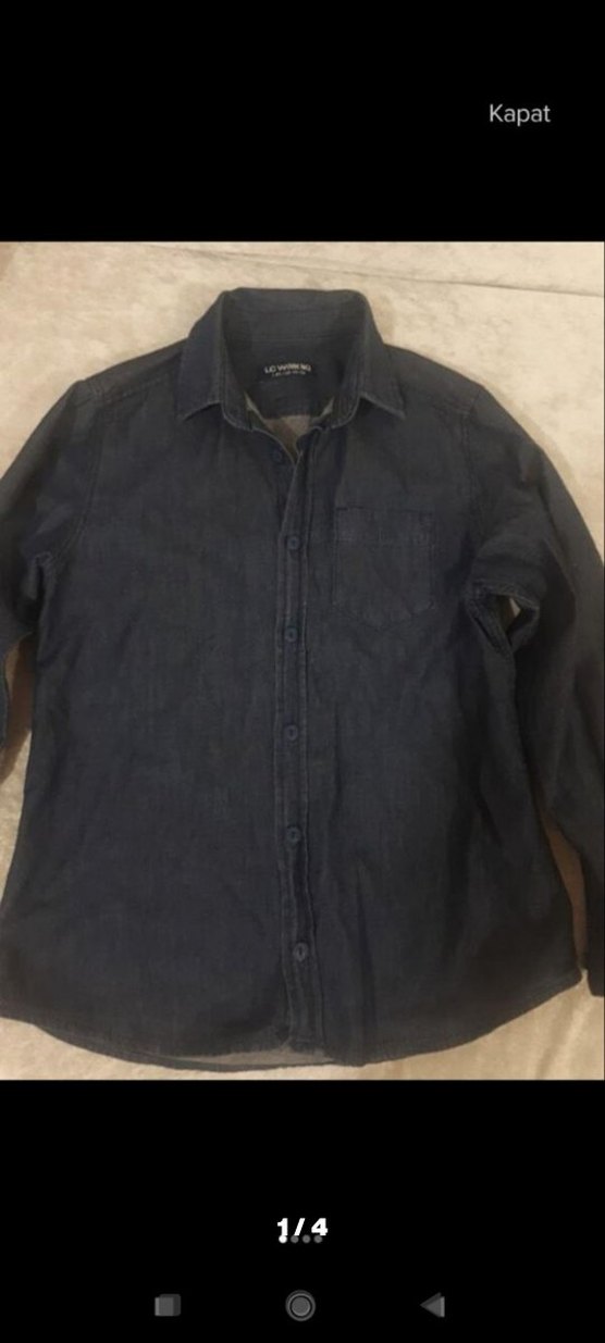 Siyah erkek çocuğu gömlek - Görsel 3