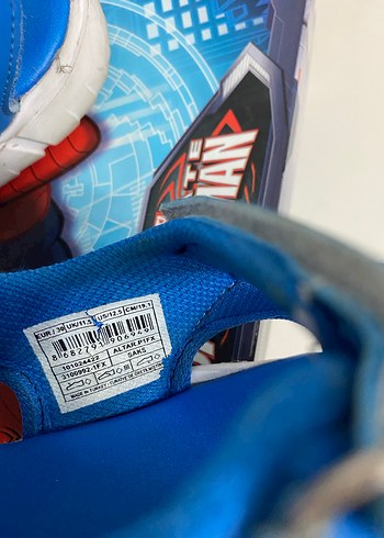 30 Beden mavi Renk Erkek Çocuk Mavi Spiderman Bantlı sandelet