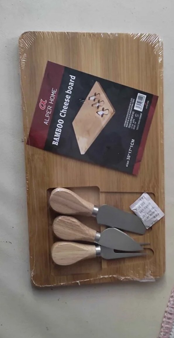 Peynir Kesme Tahtası ve Sunum Seti - Görsel 2