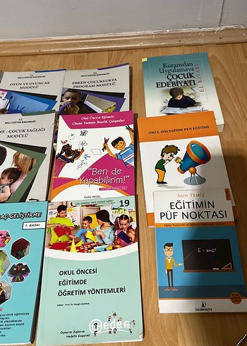 Okul Öncesi ve İlkokul Eğitim Kitapları Seti - Görsel 3