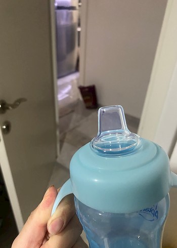 Aptamil Mavi Kulplu Kaydırmaz Bardak 240 ml - Görsel 3