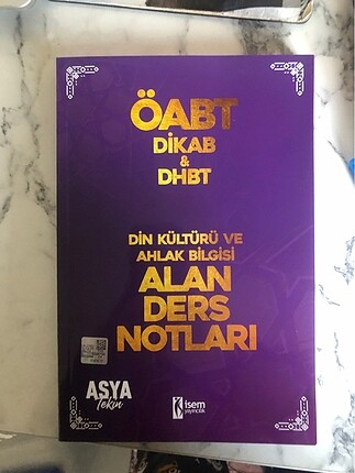 Asya tekin dikab dhbt ders notları
