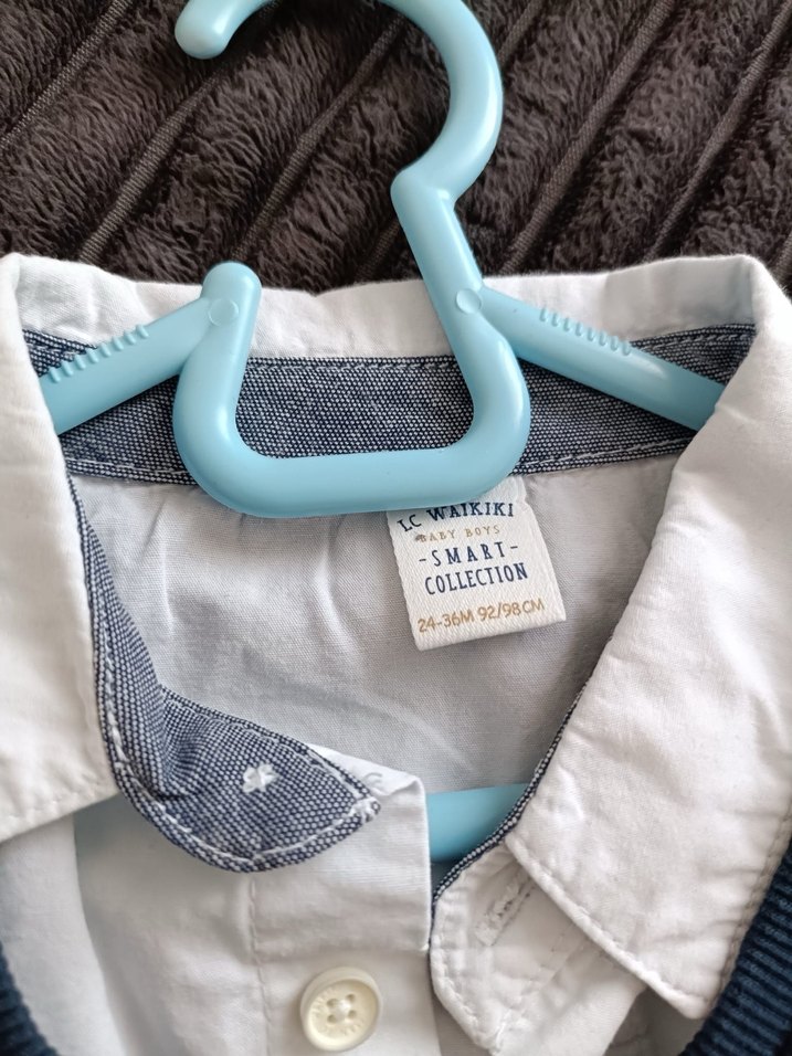 Erkek Çocuk Çizgili Triko Kazak - Görsel 2