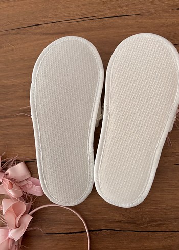 Kız Bebek İlk Adım Beyaz Fiyonklu Ayakkabı - Görsel 6