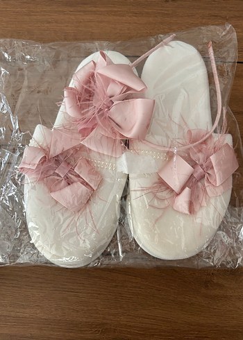 Kız Bebek İlk Adım Beyaz Fiyonklu Ayakkabı - Görsel 2