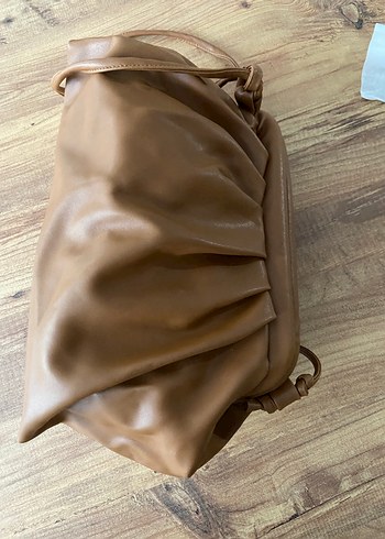 Kahverengi Deri Kadın Çanta - Görsel 2