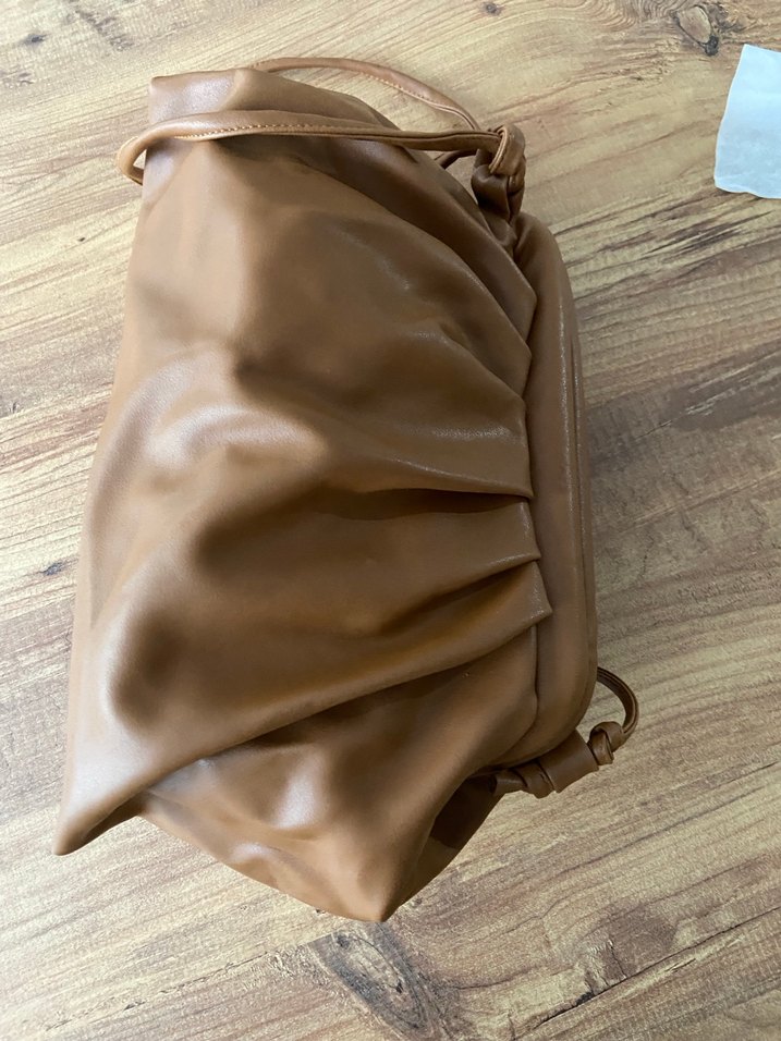 Kahverengi Deri Kadın Çanta - Görsel 2