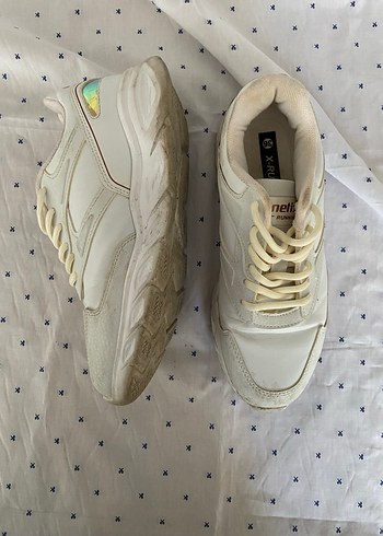 Beyaz Kadın Spor Ayakkabı Etix - Görsel 2