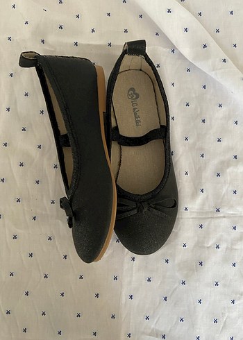 Kız Çocuk Siyah Fiyonklu Babet - Görsel 2