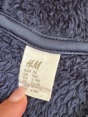 6-9 Ay Beden Peluş mont