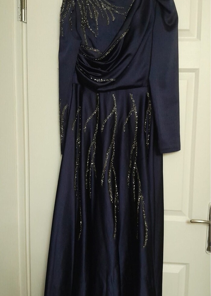 Saten tesettür abiye - Görsel 4