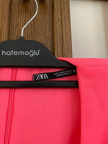 Zara Zara pembe elbise