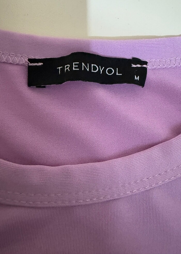 Pembe crop bluz - Görsel 3