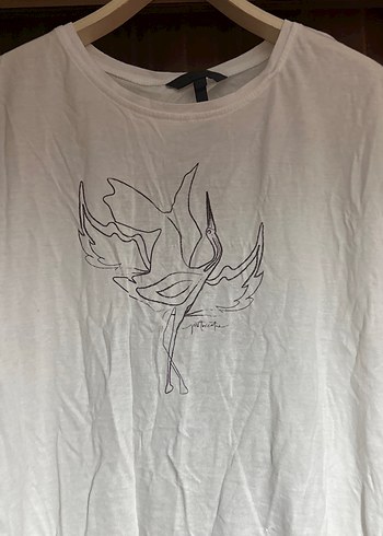 Baskılı Yarım Kollu  Tişört - Görsel 2