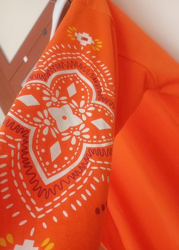 Baskılı kadın sweatshirt - Görsel 3