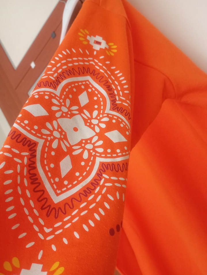 Baskılı kadın sweatshirt - Görsel 3