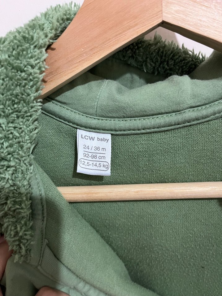 Yeşil Erkek Bebek Triko Tulumu - Görsel 3