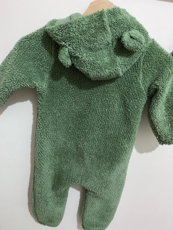 Yeşil Erkek Bebek Triko Tulumu - Görsel 2