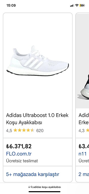 Adidas spor ayakkabı