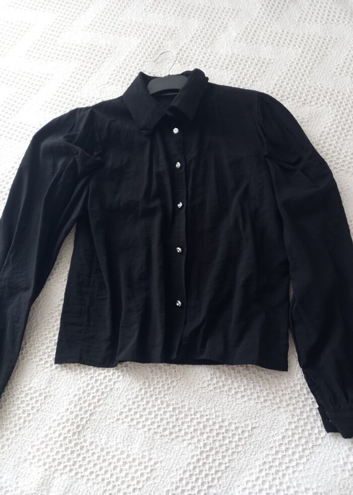 Kısa bel gömlek  - Görsel 3