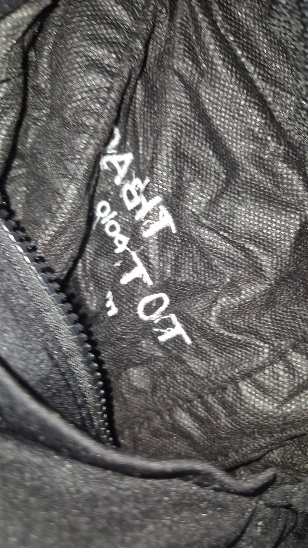 Siyah Baskılı Fermuarlı Kadın Çanta - Görsel 3