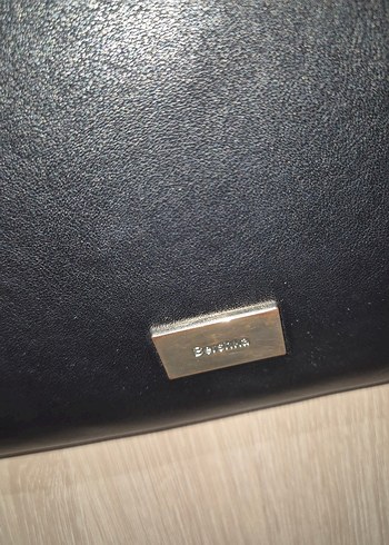 Zincir Detaylı Siyah Deri Kadın Çanta - Görsel 4