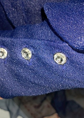 Satılık Lacivert Uzun Kollu Kadın Abiye Elbise - Görsel 5