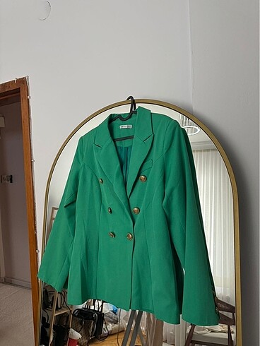 Yeşil blazer ceket