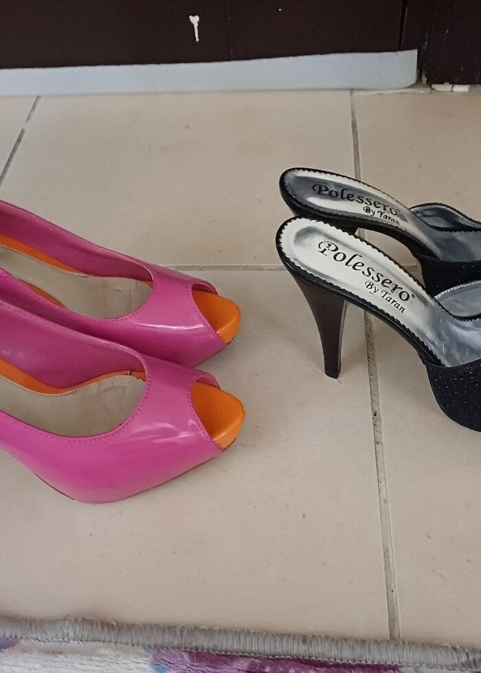 Bayan topuklu ayakkabılar  - Görsel 2