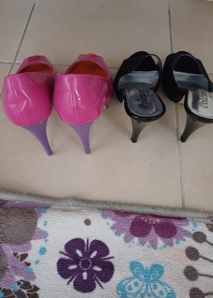 Bayan topuklu ayakkabılar  - Görsel 3