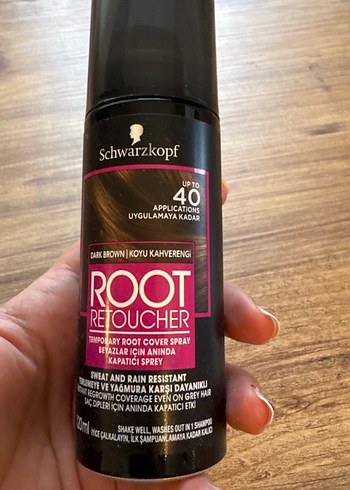 Schwarzkopf Beyaz Saç Kapatıcı Sprey Koyu Kahve