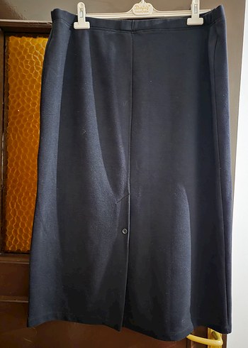 siyah Midi Kadın Etek - Görsel 2