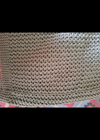 2 xl beden Gri Örgü Kadın Yelek - Görsel 5