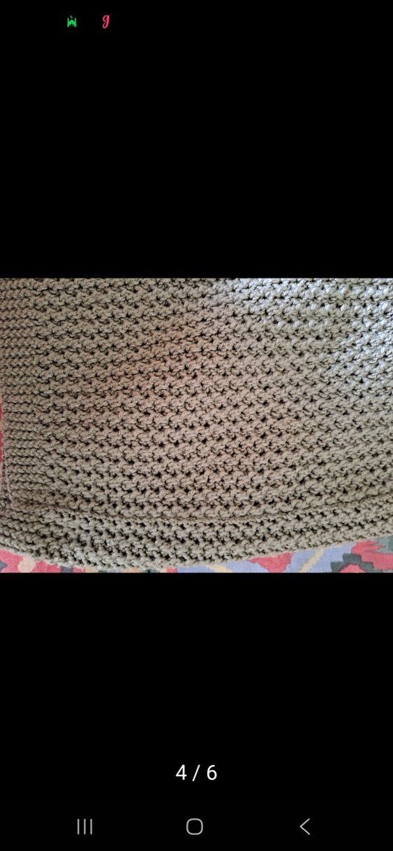 2 xl beden Gri Örgü Kadın Yelek - Görsel 5