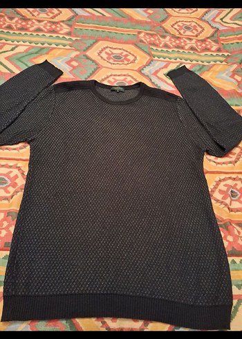 George hogg m beden Erkek Triko Bisiklet Yaka Kazak - Görsel 2