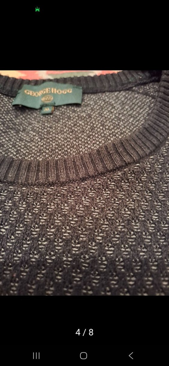 George hogg m beden Erkek Triko Bisiklet Yaka Kazak - Görsel 4