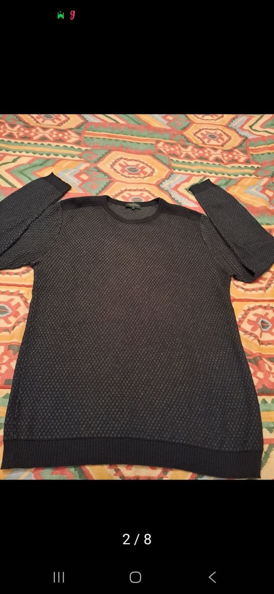 George hogg m beden Erkek Triko Bisiklet Yaka Kazak - Görsel 2