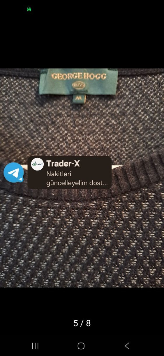 George hogg m beden Erkek Triko Bisiklet Yaka Kazak - Görsel 5